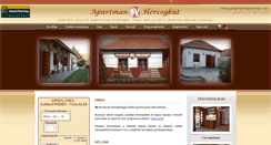 Desktop Screenshot of apartmanhercegkut.hu